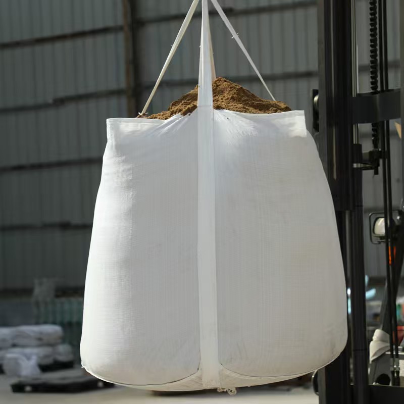 High-Quality White Bulk Bag by Direct Manufacturer Suitable for Industrial& Transportation& Warehouse storage etc