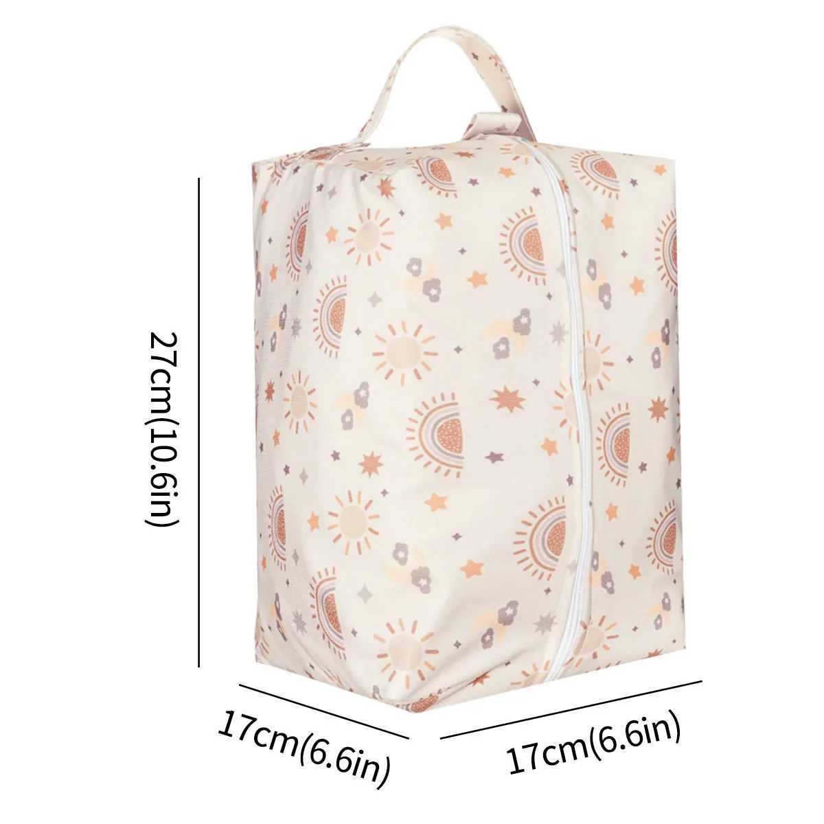 Elinfant Waterproof Wet/Dry Cloth Wet Bag Mommy Storage Travel Bag Reusable Portable Diaper PodsC250326