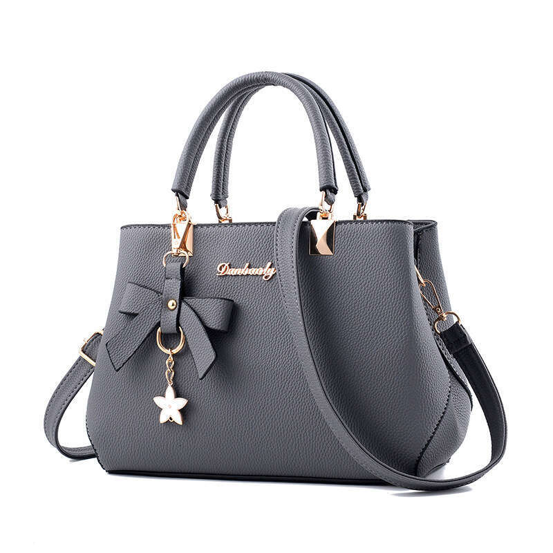 ad 2025 New Korean Style Trendy Autumn/Winter Bow Women's Handheld Shoulder Crossbody Killer Mom Bag