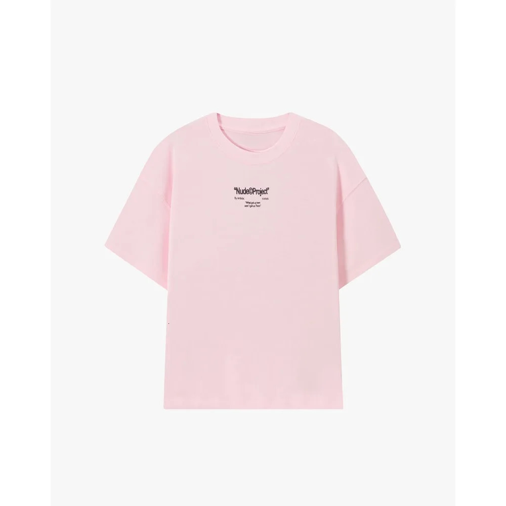Womens N EW Summer orgasmic T-shirt 100% pure cotton measurement TEE MARSHMALLOW Y2K sports T-shirt mens T-shirt 250321