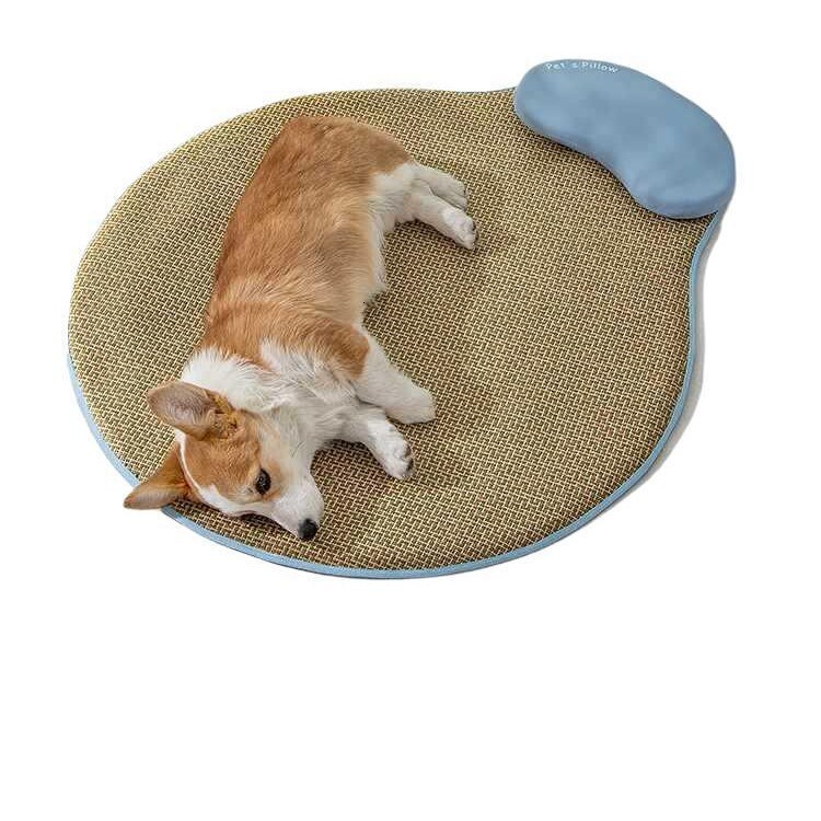 Dog Mat Summer Pet Mat Cooling Ice Mat Cat and Dog Sleeping Mat Anti Bite Summer Ice Mat