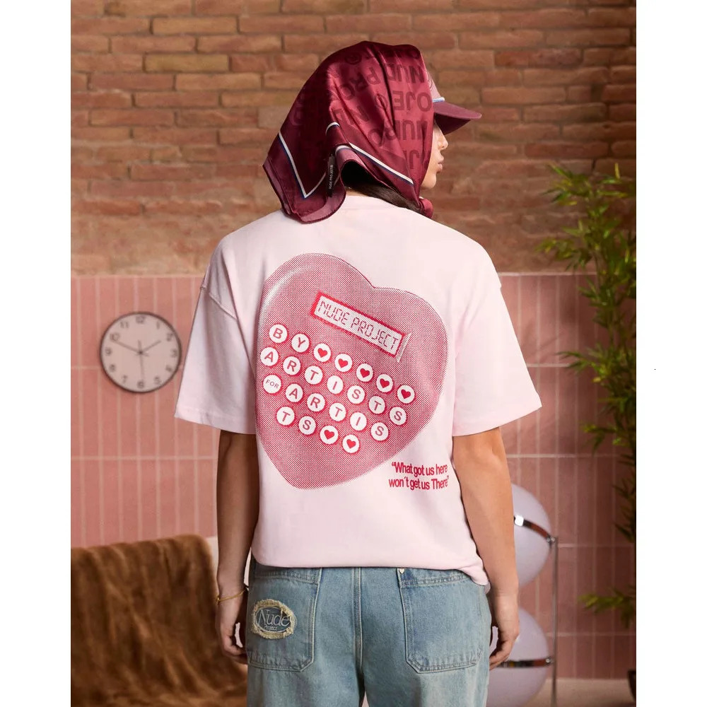 Womens N EW Summer orgasmic T-shirt 100% pure cotton measurement TEE MARSHMALLOW Y2K sports T-shirt mens T-shirt 250321