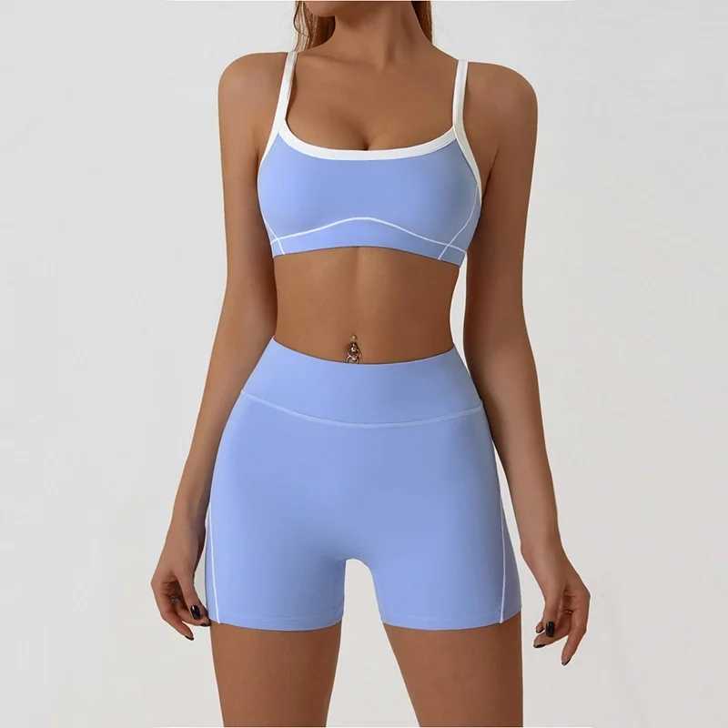 Cloud Hide Womens Yoga Set Gym Fitness Set Sexy Womens Two Piece Sports Tracking Suit Pilates Set Running Suit W250326