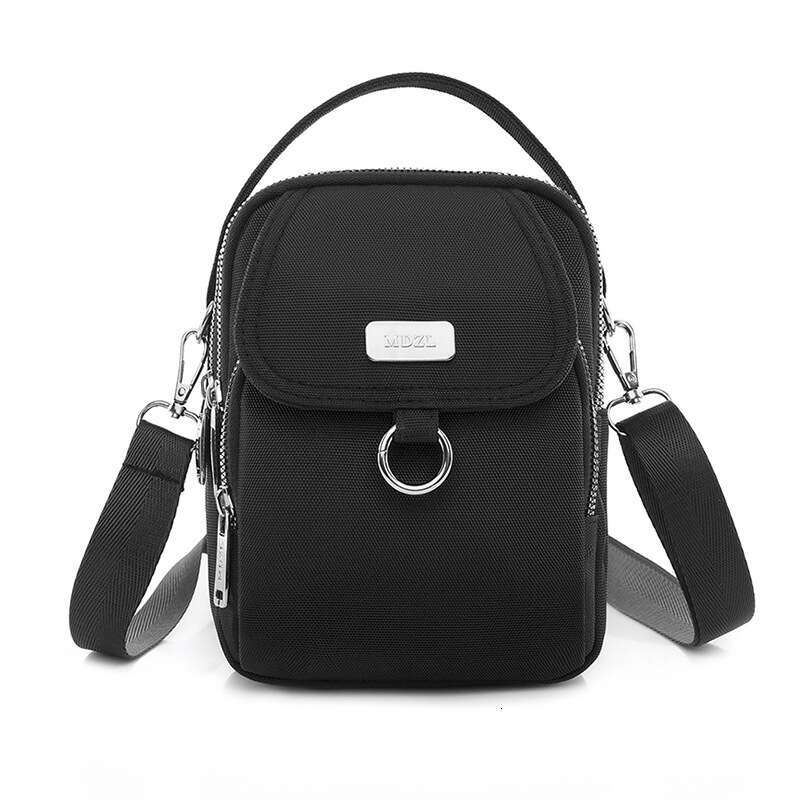 Korean version handbag, mobile phone women's crossbody fashionable and versatile, one casual small shoulder lightweight cloth bag, mother's 