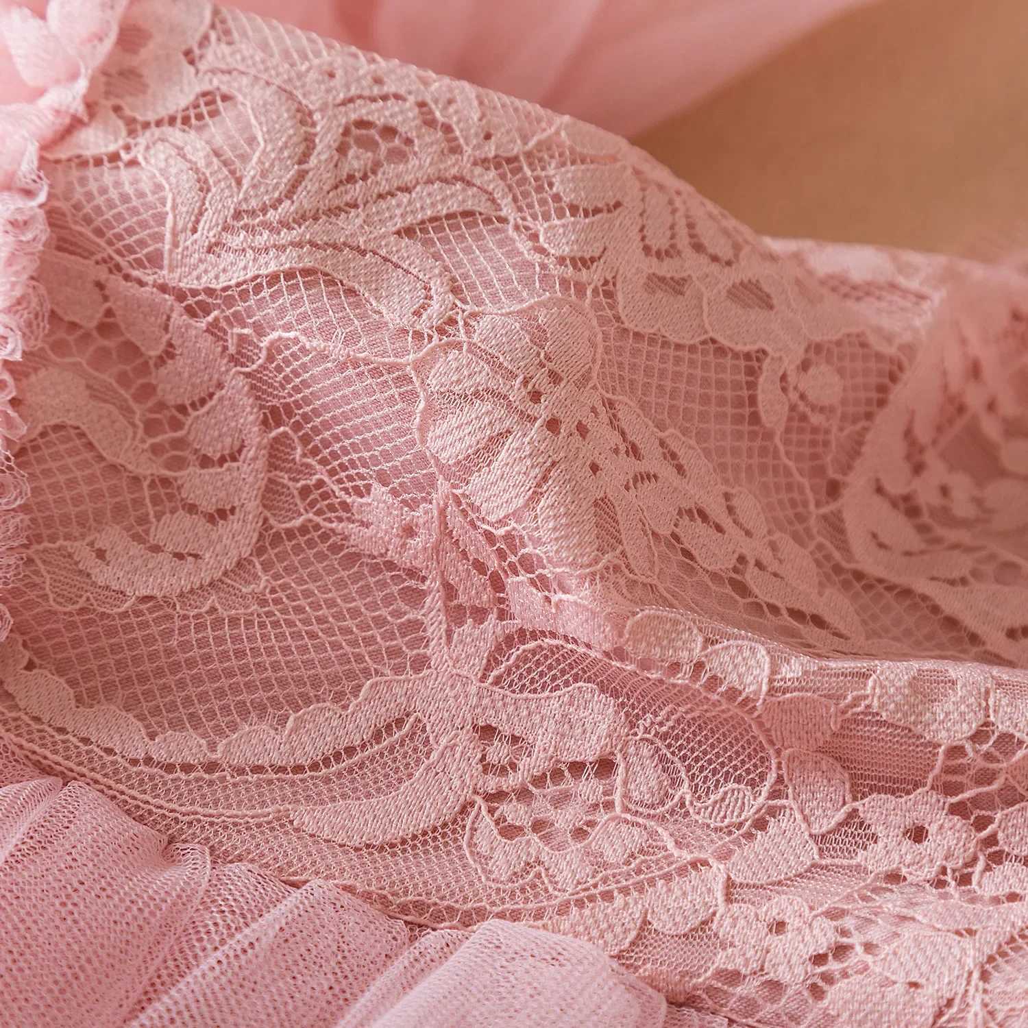 Ruffles Baby Girls Summer Dress 1-5 Year Old Lace Preschool Childrens Princess Dress Flower Girls Wedding Birthday Tutu Dress W250326