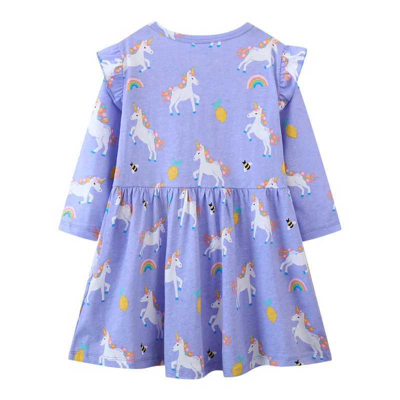 Jump count long sleeved girls dresses printed Par baby clothing autumn spring childrens frog clothing W250326