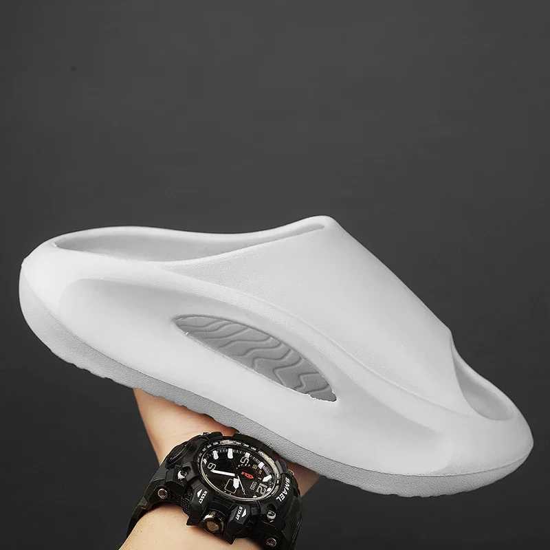Summer Platform Slippers for Women Men Casual Beach Shoes Thick Bottom Platform Slides Soft Sneaker Hollow Women Sports SandalsXJ250326