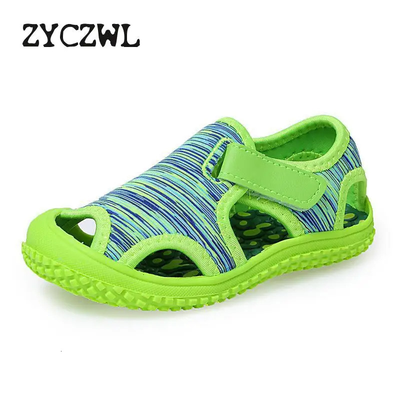 Summer Baby Boys Sandals Children Beach Sandals Soft Bottom Unisex Girls Non-slip Infant Shoes Kids Outdoor Anti-collision Shoes 250326