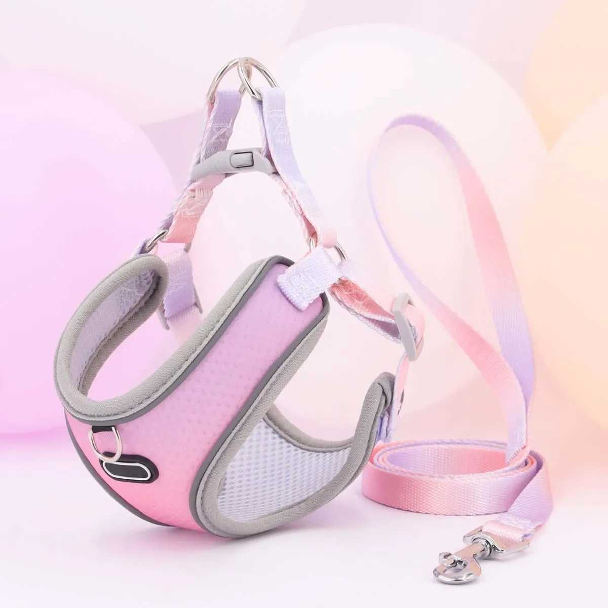 1 pet walking style dog harness adjustable reflective soft dog harness breathable dog vest X250326