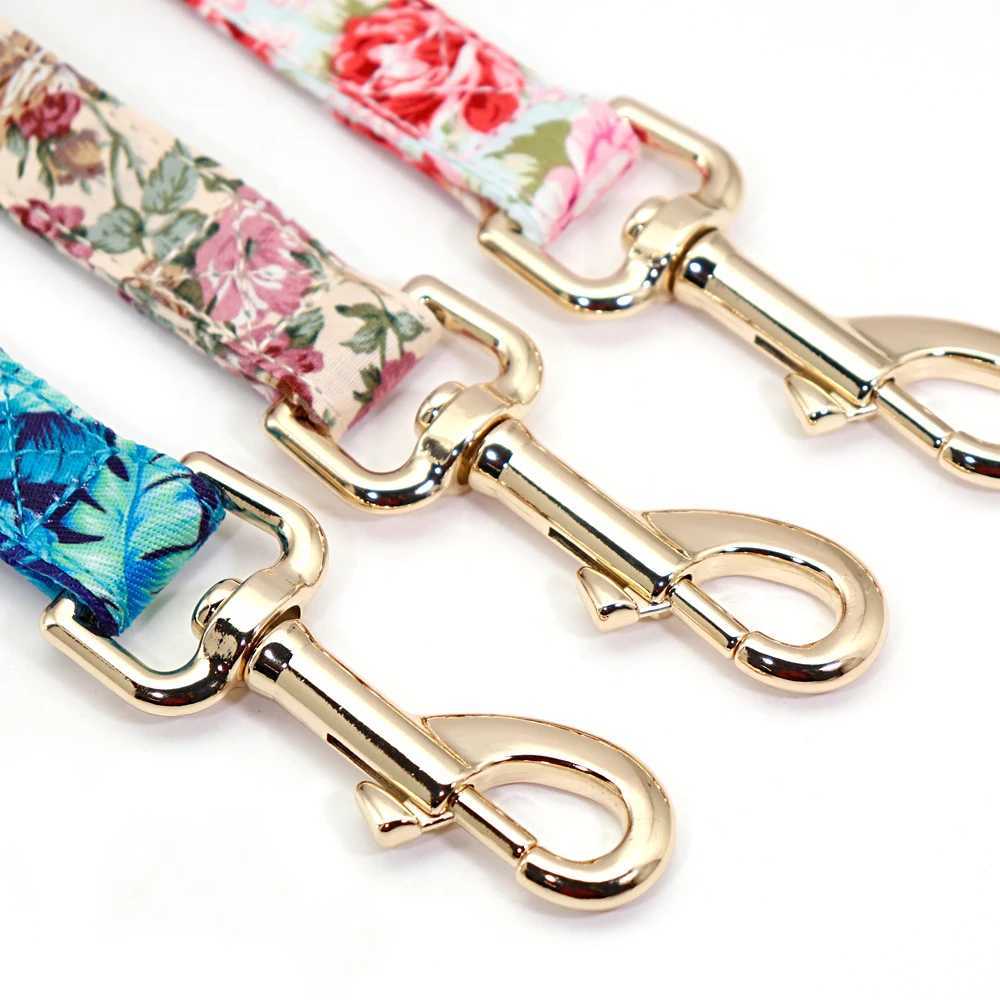 Cute printed dog harness set soft mesh pet small dog cat harness adjustable walking lead suitable for small and medium-sized dogs cats Chihuahua X2503