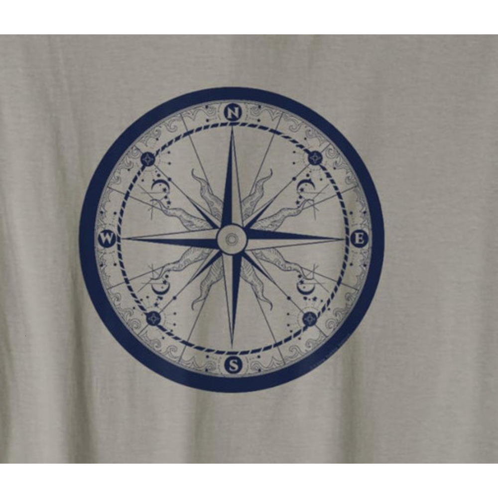 T shirt for Mens Beautiful Compass Sailing Hiking Travel Adventure Graphic Tee Casual Tops Clothes Short sleeve cool