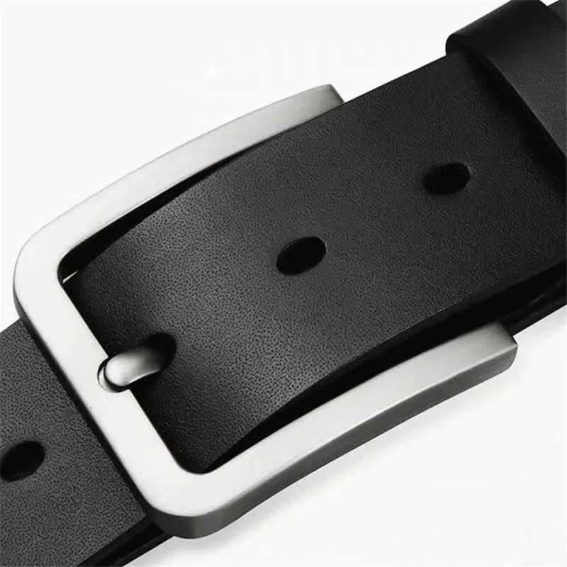 Mens PU leather alloy square buckle business casual belt mens famous brand luxury design jeans black brown mens waist belt W250326