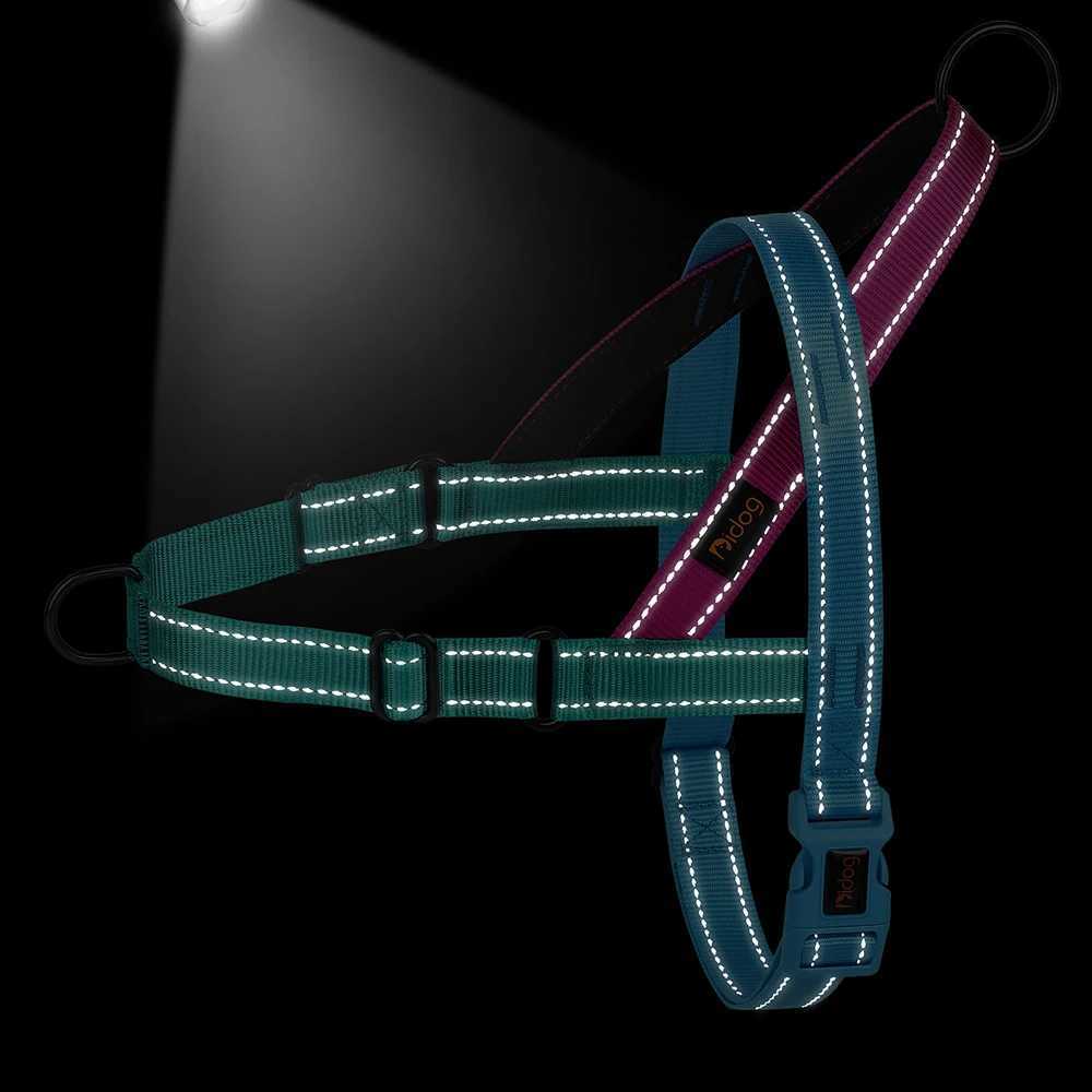 Reflective Nylon Dog Strap Adjustable Pet Dog Training Strap No Pull Pet Puppy Bullfighting Walking Vest X250326