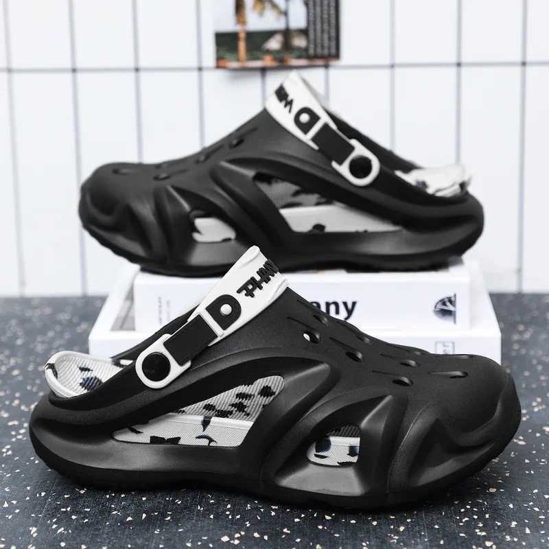 New Summer Mens Sandals Eva Lightweight Beach Outdoor Design Mens Slippers Bathroom N-Slip Mens Slippers Popular ModelsXJ250326