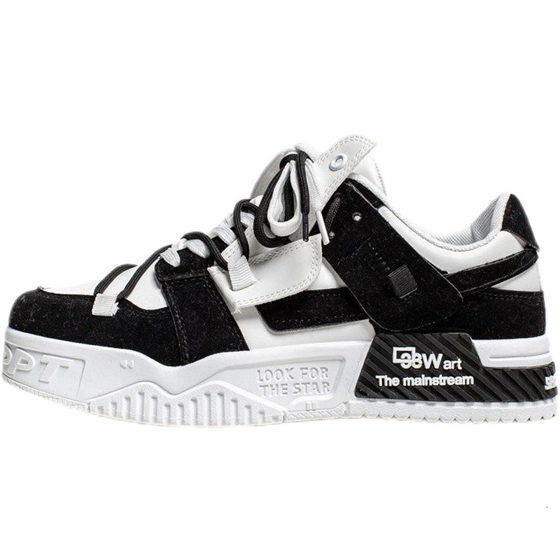 25S New Trend Designer Summer Cricket Shoes For Men Black White Pandas Ultra Light And Thick Sole American Brand Grade High Sense Casual Fashion Shoes