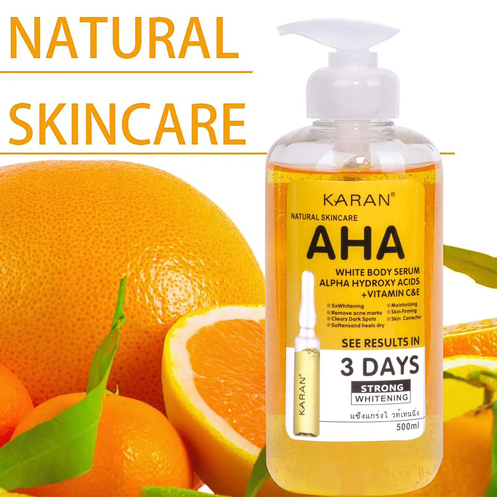 AHA 70% Body Serum Remove Dark Skin Bleaching Body Skin 3 Days STRONG Serum C LOTION for Face Body 250310CJ