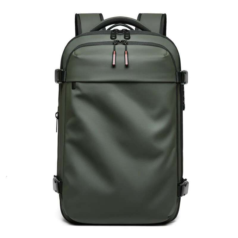 Men Travel 17 Inch Vacuum Compression Laptop Extended Large Capacity School Backpack Hiking Business Backpack