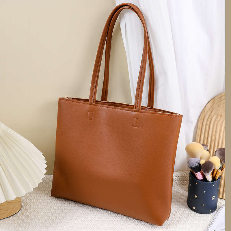 Tote Large Capacity Simple Big Commuter Handbag Women's Casual Versatile Shoulder Bag