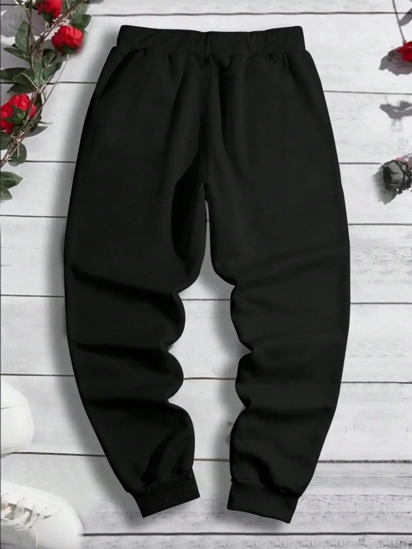 2024 mens casual sports pants trend loose trousers spring and autumn retro S3XL 250326