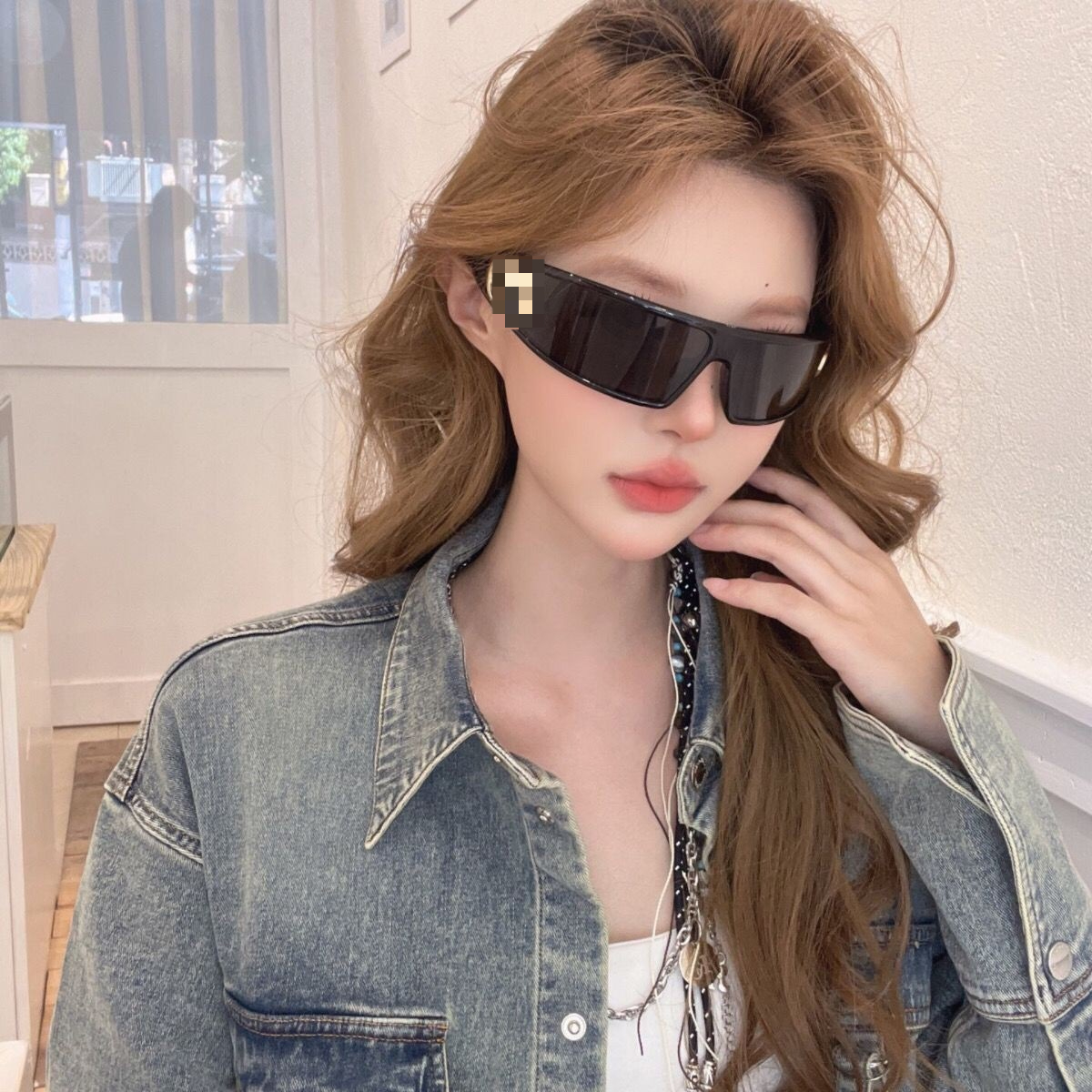 Women's Headband Cat's Eye Sunglasses with UV Protection - Vintage Design