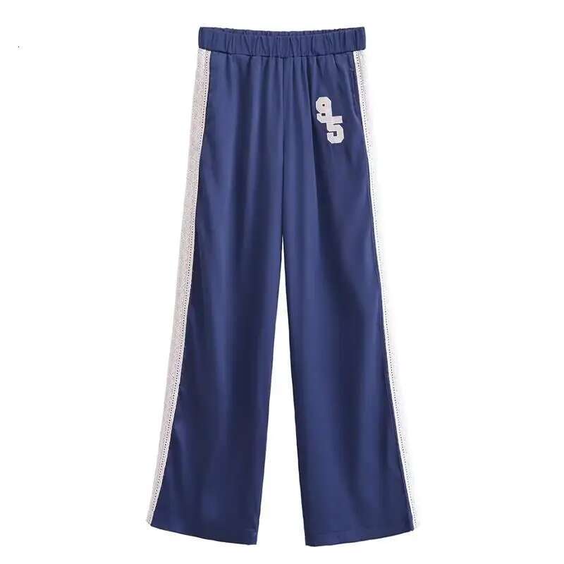 TRAF Spring 2025 New Elastic Waist Pants Street Fashion Sports Women's Sets Chic Young 2-Piece