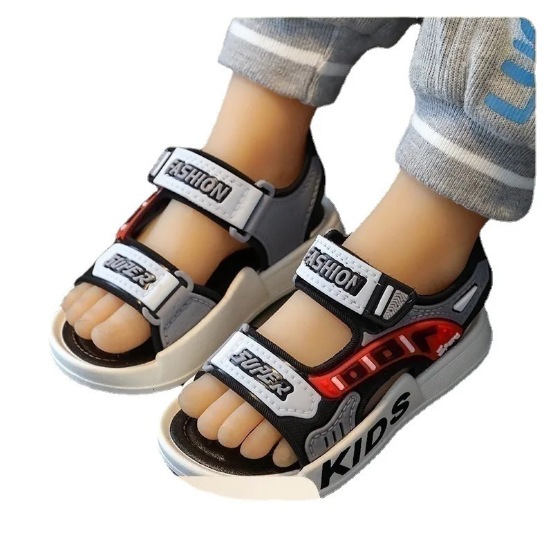 Breathable Sport Sandals Summer Sandals for Boys Casual Beach Shoe Comfortable Soft Sole Kids Shoes Fashion Non-slip Sandalias 250326
