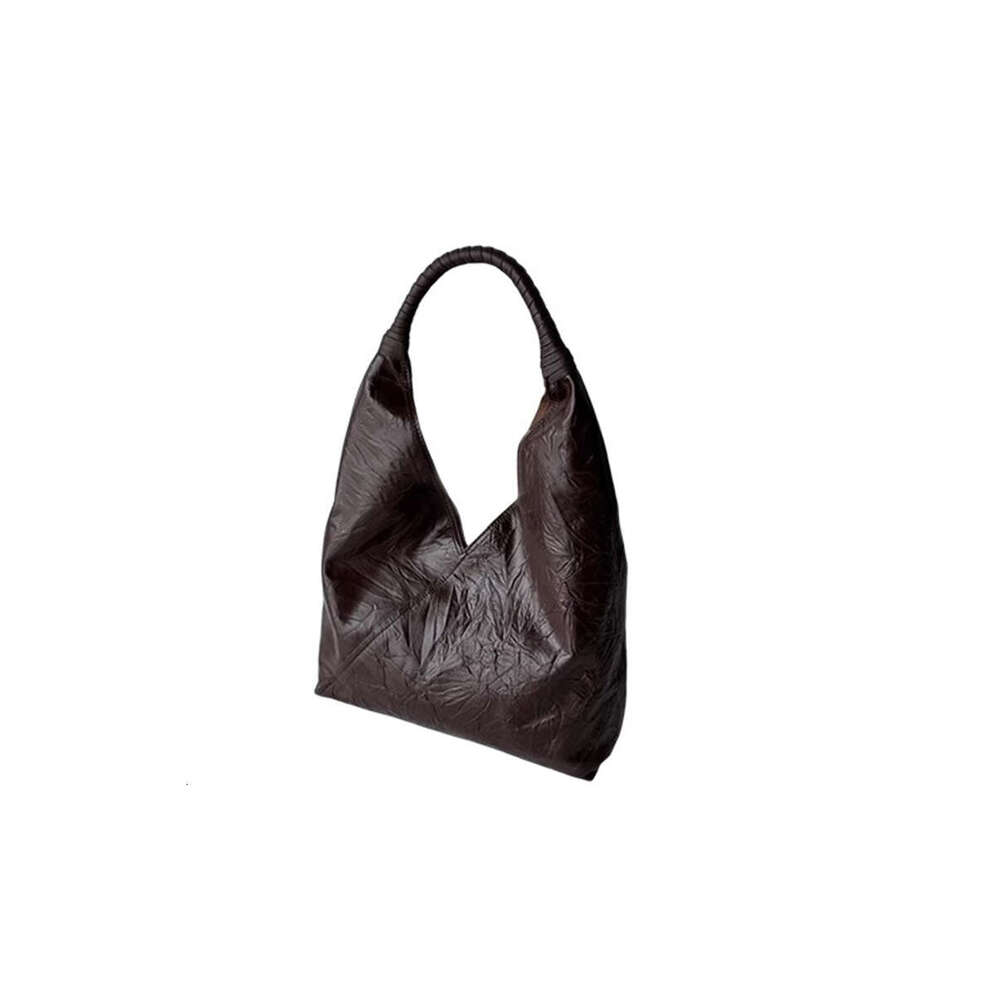 Women's Bags Women's Bags Super Hot Water Bucket For Women New Style, Popular This Year, High-End Sense, Niche Pleated Single Shoulder Tote 
