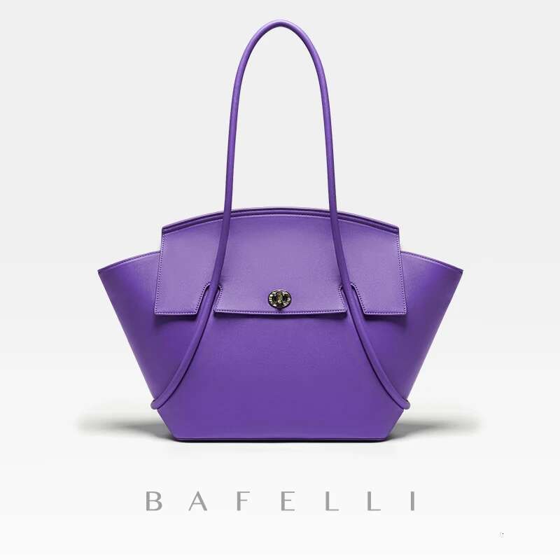 Women's Bags BAFELLI NEW Women's CASUAL TO BEACH BAG LARGE TRAVEL PURSE DESIGNER BRAND GENUINE LEATHER FEMALE BAGS