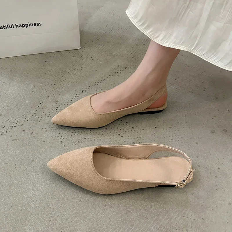 Wen Sandals 2024 New Slingbacks Wen High H Classics Fashion Sexy Dress Sandals Pointed Toe Solid Color Shoes Wen Z250326