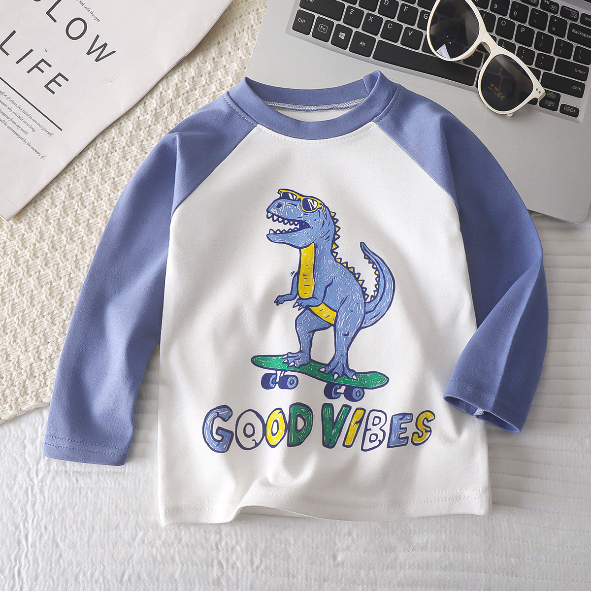 Ddmyshoesvip Children S Long Sleeved T Shirt Spring Base Shirt Pure Cotton New Style Boy S Top Girl Baby Clothes Children S Clothing
