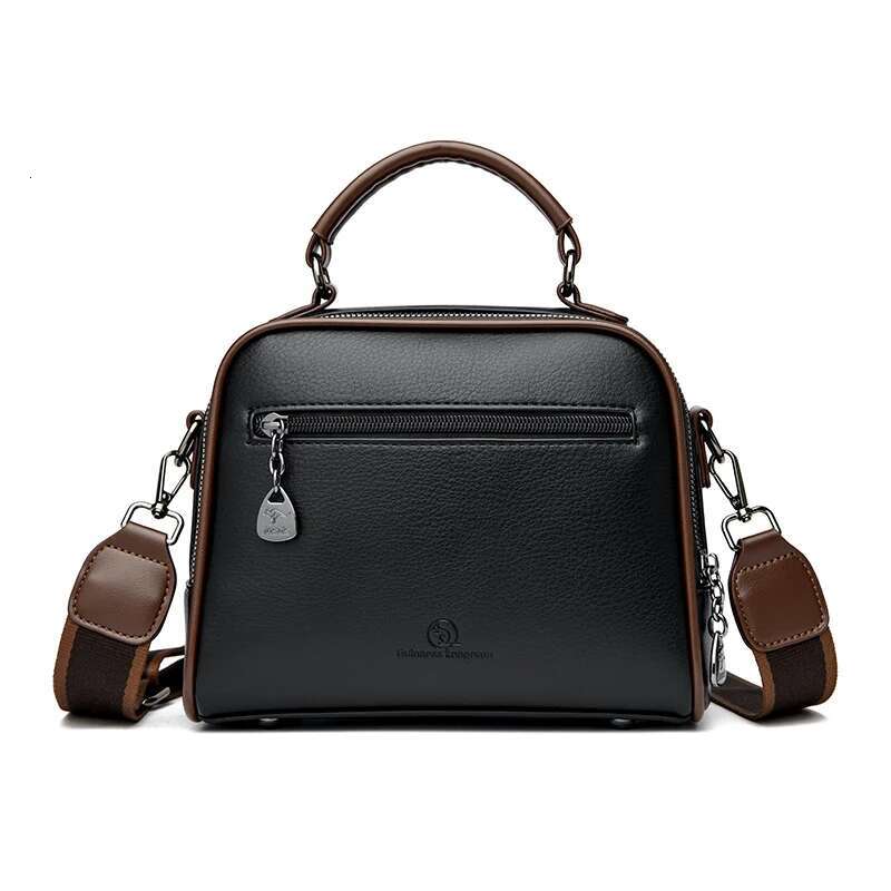 Genuine Soft Leather Handbag For Women 2024 Vintage Shoulder Tote Designer Ladies Large Capacity Purse Bag Sac A Main