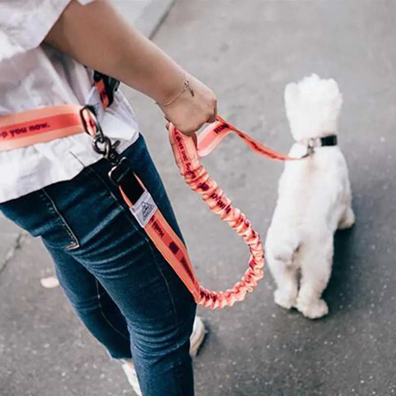 Adjustable sleeveless dog leash suitable for dogs pets walking running jogging dog leash waist leash chest leash pet collar X250326
