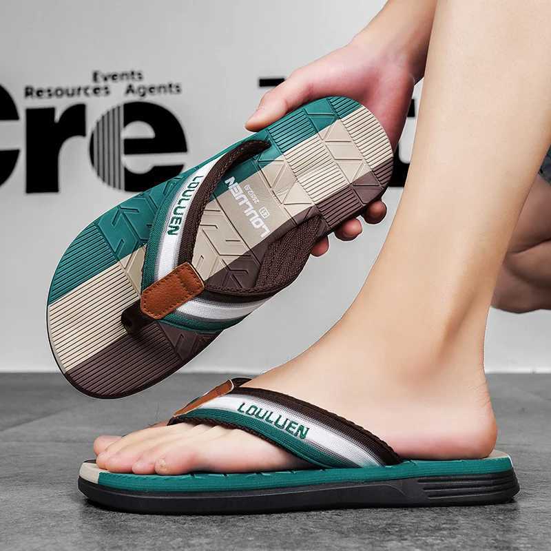 Mens flip cover Fi mens sandals outdoor soft summer slippers size 39-45XJ250326