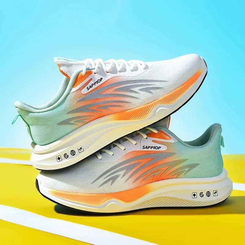 2025 Sports shoes mens summer new mesh shock-absorbing tra light breathable casual shoes student shoes running shoesC250325
