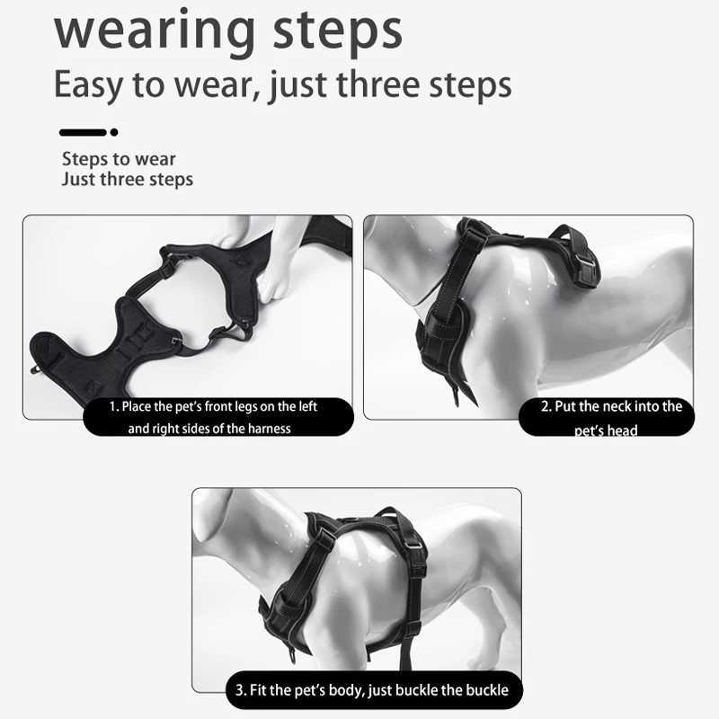 Dog Strap Quick Release Vest Pet Dog Strap Outdoor Pet Strap Nylon Material Breathable Pet Strap Adjustable X250326