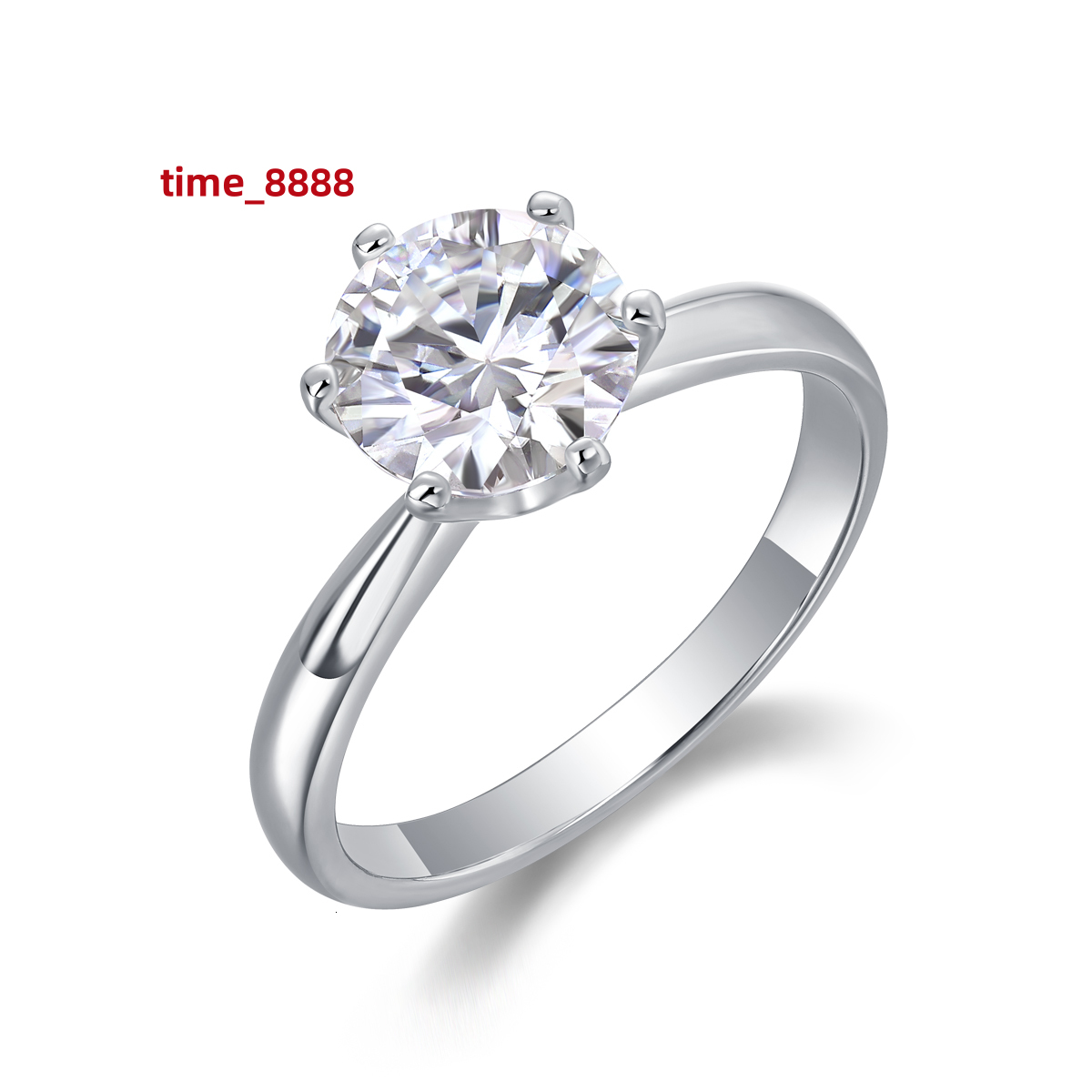 Fashion Jewelry 925 Silver Moissanite Ring VVS Baguette Lab Grown Diamond Cross Ring 925 Sterling Silver Moissanite Rings