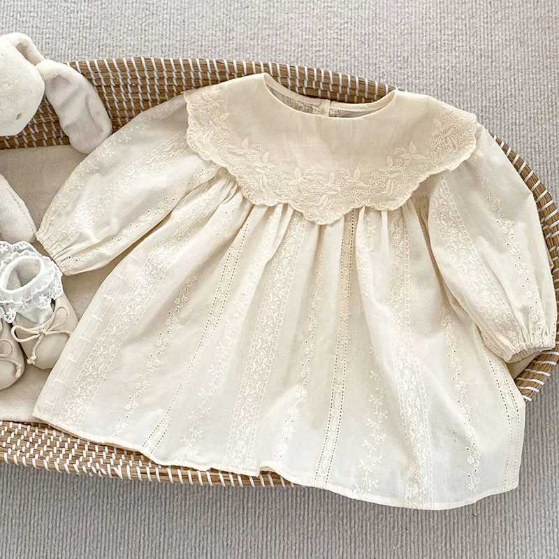 2024 New Spring Dress Womens Dress Childrens Princess Dress Womens jumpsuit long sleeved cotton 1-5Yrs womens Par dress W250326