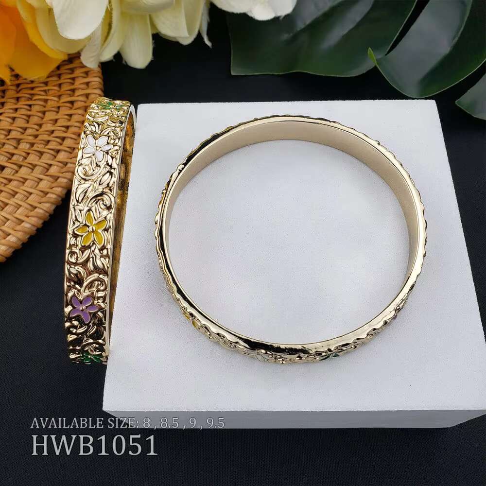 Islander Hawaiian Trcal wer Enamel Gold Set with Ring Women's Bracelet