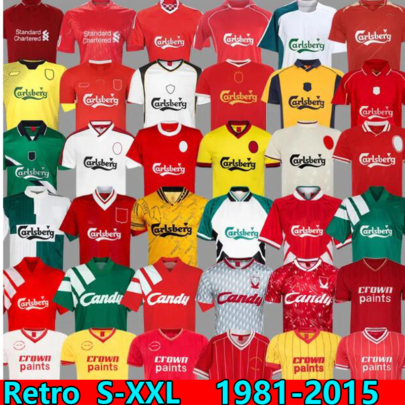 DALGLISH Retro Soccer Jerseys Gerrard 2005 Smicer Alonso 10 11 14 15 Football Shirts MCMANAMAN 93 95 96 97 98 FOWLER TORRES 82 89 91 Maillot 85 86 Keane 06 07 08 09 SUAREZ
