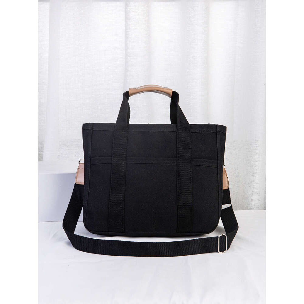 24 Korean Instagram Mommy Fashionable Multi functional Maternal and One Shoulder Crossbody Handheld Canvas Baby Mom Bag