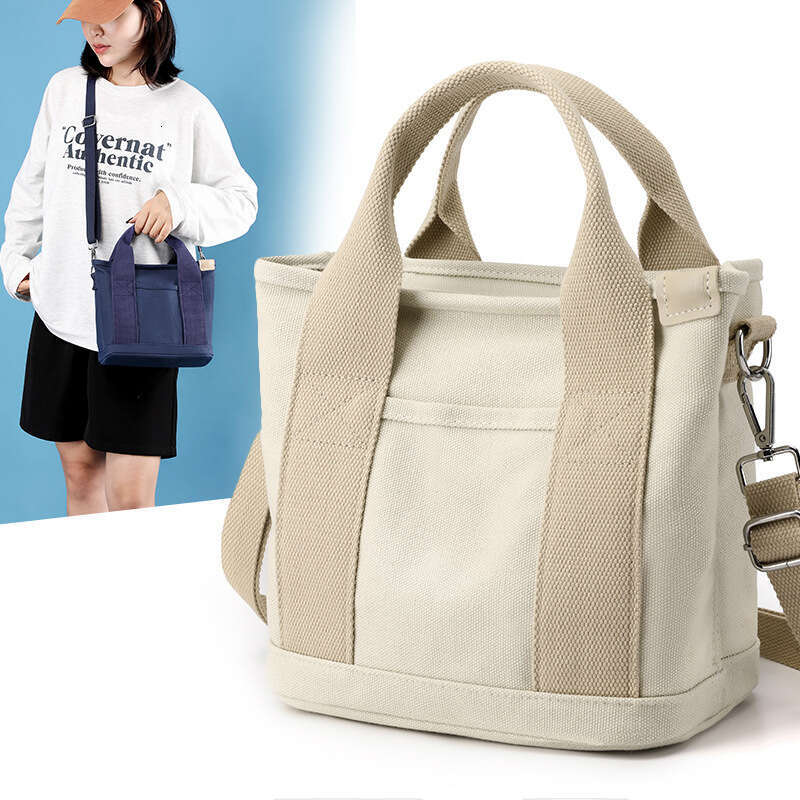 High Beauty New Canvas Fashionable, Simple, Large Capacity Handbag, Multi use Daily Commuting, Convenient Bag for Women
