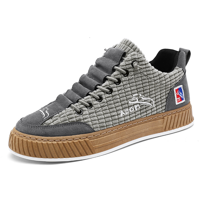 2025S New Trend Designer Canvas Versatile In Spring Corduroy Casual Board One Foot Pedal Soft Soled Sports Shoes Trendy Men S Shoes