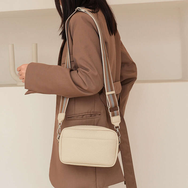 e6 Trendy 2023 New Solid PU Crossbody Women's One Shoulder Small Square Bag