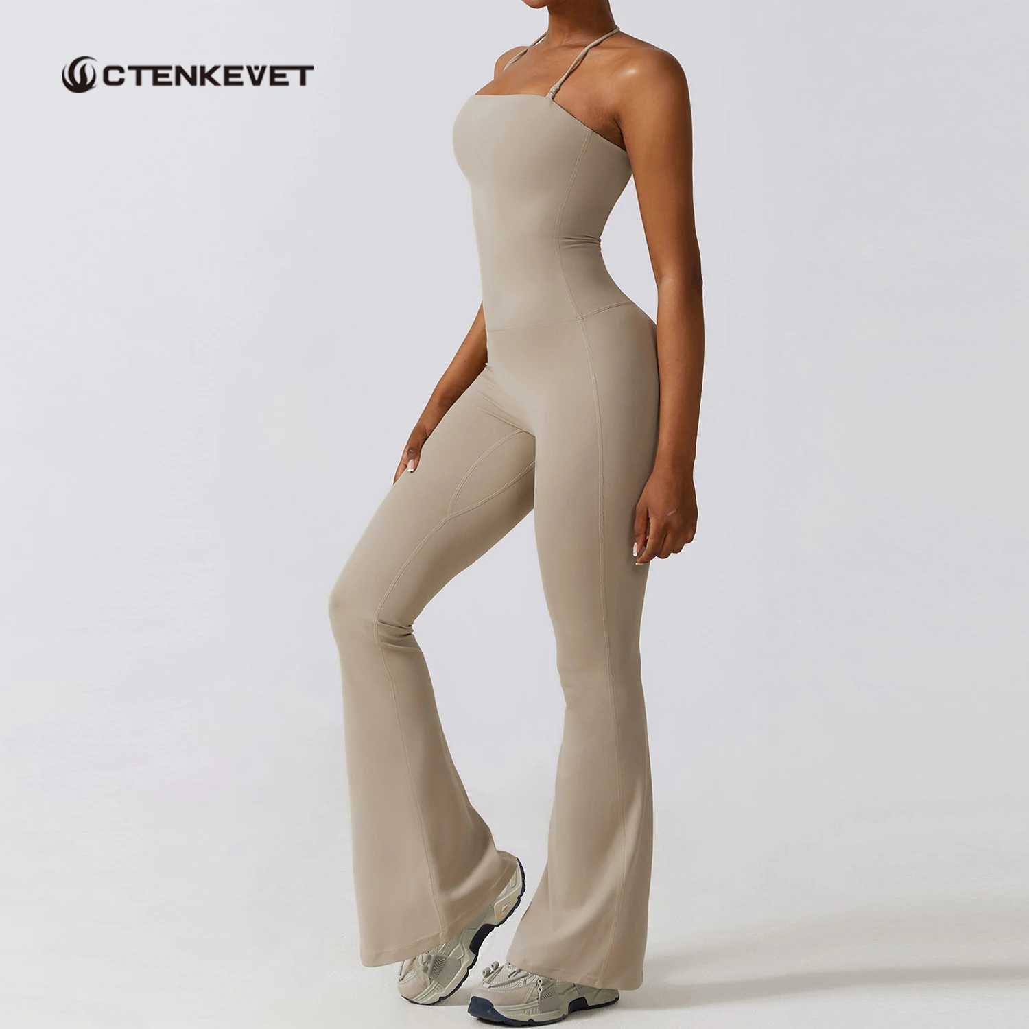 One piece sleeveless yoga suit gym set womens training sportswear fitness sportswear womens push up sportswear W250326