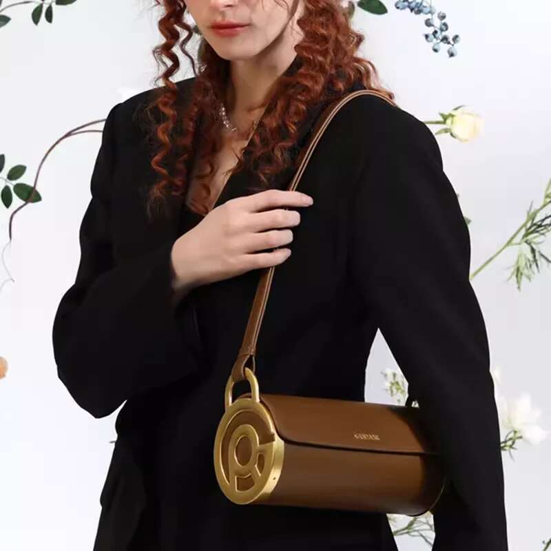 Original Design Genuine Leather Women's 2024 Spring And Summer New Niche Casual Fashion Versatile Trendyy Bag High-End Elega