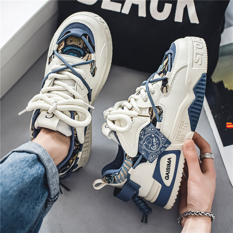 2025S New Trend Designer China Chic New Autumn And Winter Breathable Versatile Thick Soled Casual Board Men S Fashion Sports Shoes