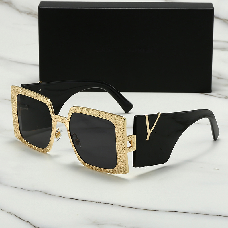 Luxury designer sunglasses men and women brand luxury casual athleisure sunglasses Fashion UV400 Goggle With Box Retro travel well Factory Store nice