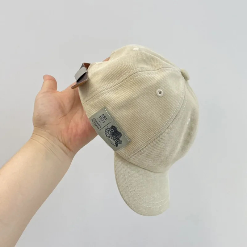 Baby Baseball Hat Kids Boys Sun Protection Cap Spring Summer Baby Sun Hat Soft Children Peaked Cap Infant Adjustable Visor Cap 250326