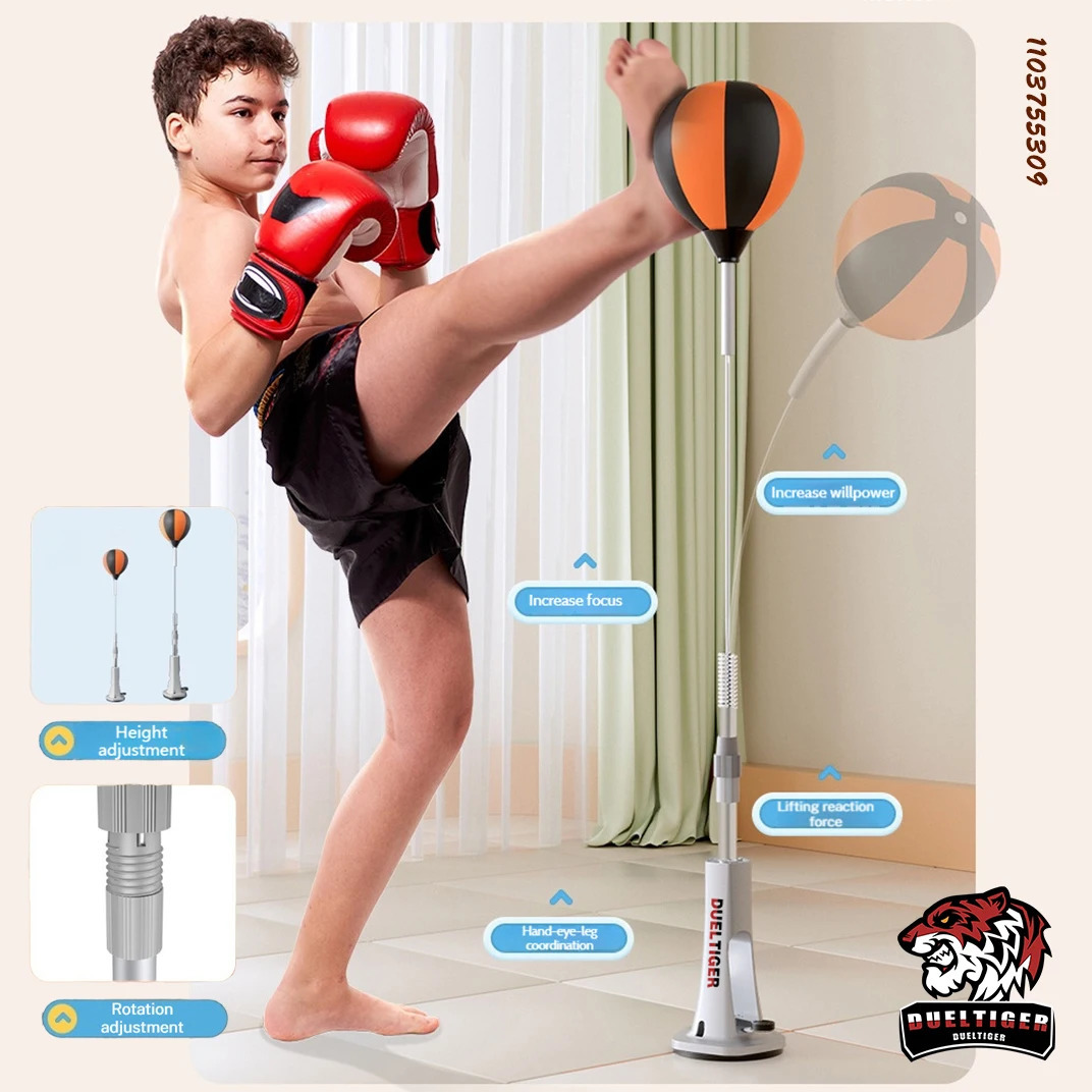 Inflatable boxing reflex bag for reaction aiming and agility training One click installation punching home fitness equipment 250326