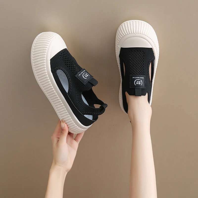 2025 Summer New Women's Hollow Flying Braided Bread Comfortable, Breathable, Non Slip Outdoor Leisure Designer Fashion Sports Shoes